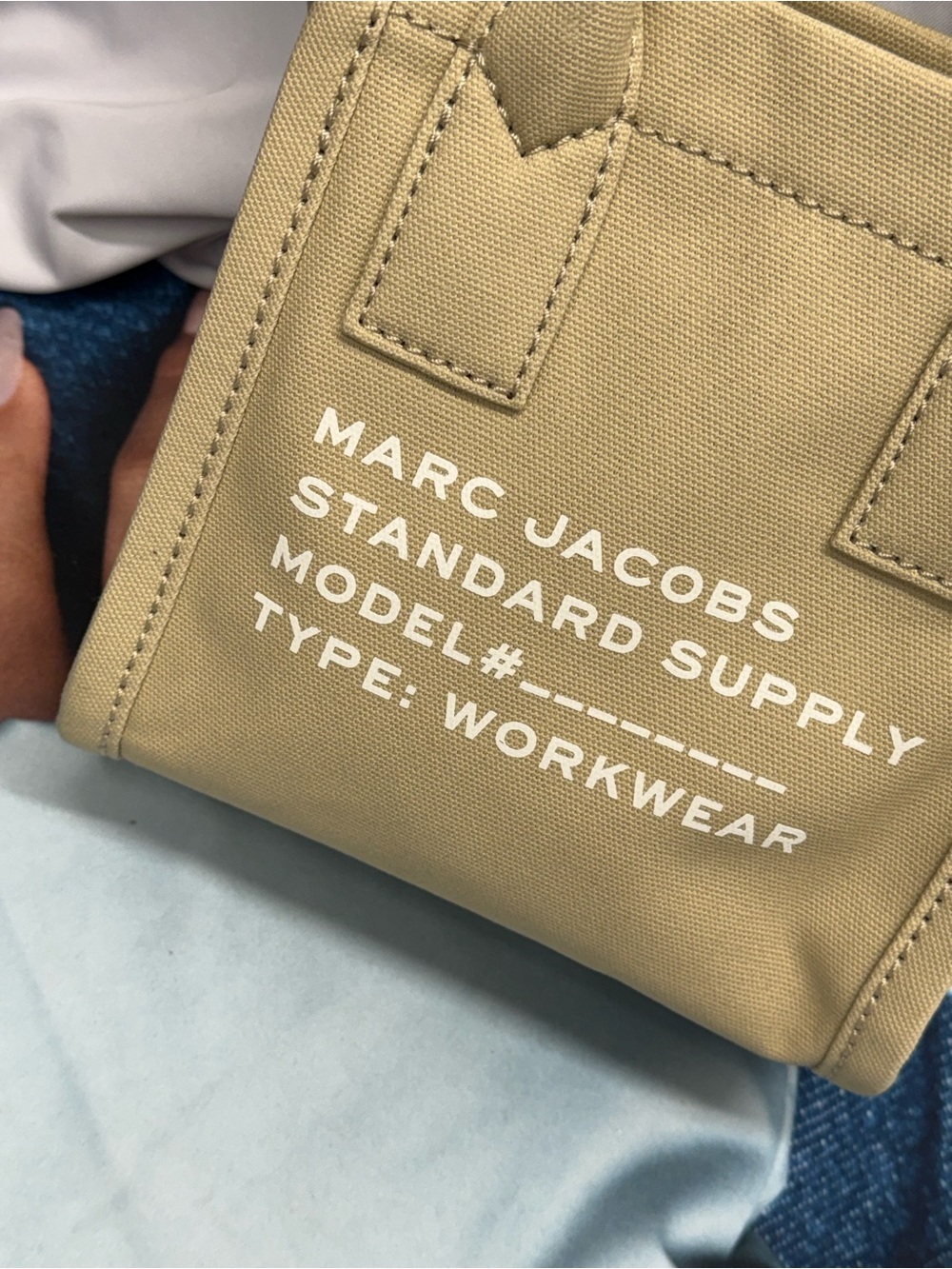 (new+tag) The Marc Jacobs canvas supply crossbody bag beige khaki tan - Picture 9 of 17